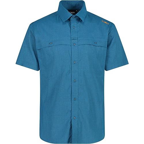 CMP Herren Hemd, deep lake mel., 54