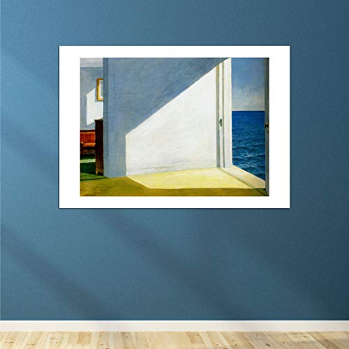 Affiche Rooms by the Sea d'Edward Hopper en format medium pour décoration salon