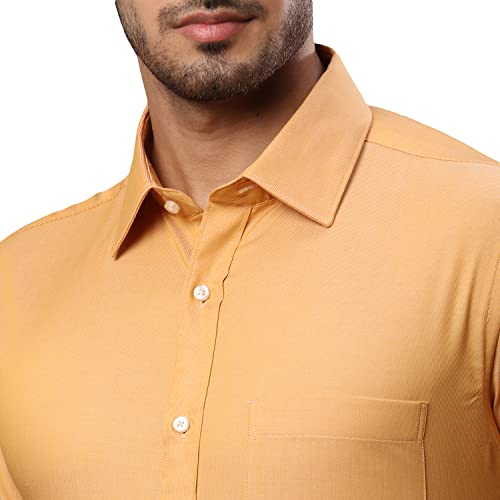 Image of Raymond Men's Solid Slim Fit Shirt