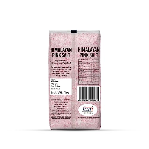 Image of Chef Urbano Himalayan Pink Salt 1 kg | 100% Pure & Natural | Mineral Rich Salt | Low Sodium | Packed with 84 Minerals (Pack of 3)