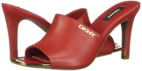 Dkny Women's Open Toe Fashion Pump Heel Sandal Heeled, Red Bronx, 9 #TOP6