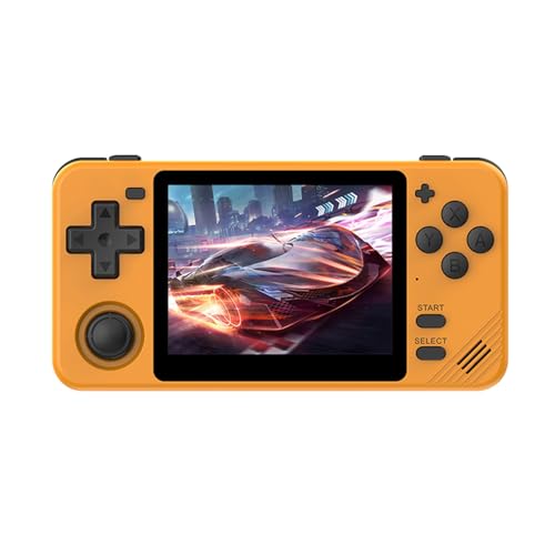 Tomvorks Consola de Juegos Portátil Retro RGB10X, Reproductor de Juegos Portátil con Tarjeta de Juego TF, de Código Abierto, Pantalla IPS de 3,5 Pulgadas, Conector para (16+64G)