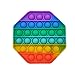 GreenBee Pop it Fidget Toy - Push Pop it Antiestres Niños - Push Pop Bubble Fidget Juguetes Antiestres - Sensorial Herramientas para Aliviar el Estrés y la Ansiedad para Niños y Adultos I Octogonal