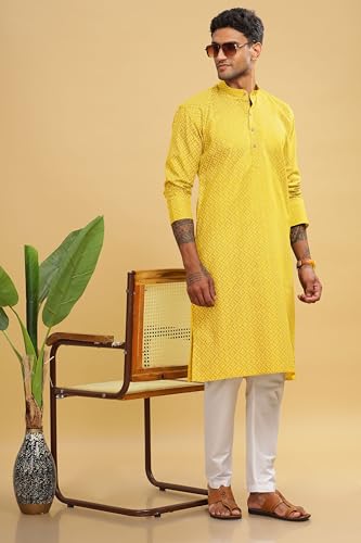 Image of BE ACTIVE Cotton | Traditional and Elegant Look | Indian Kurta for Men | Full Sleeve Kurta