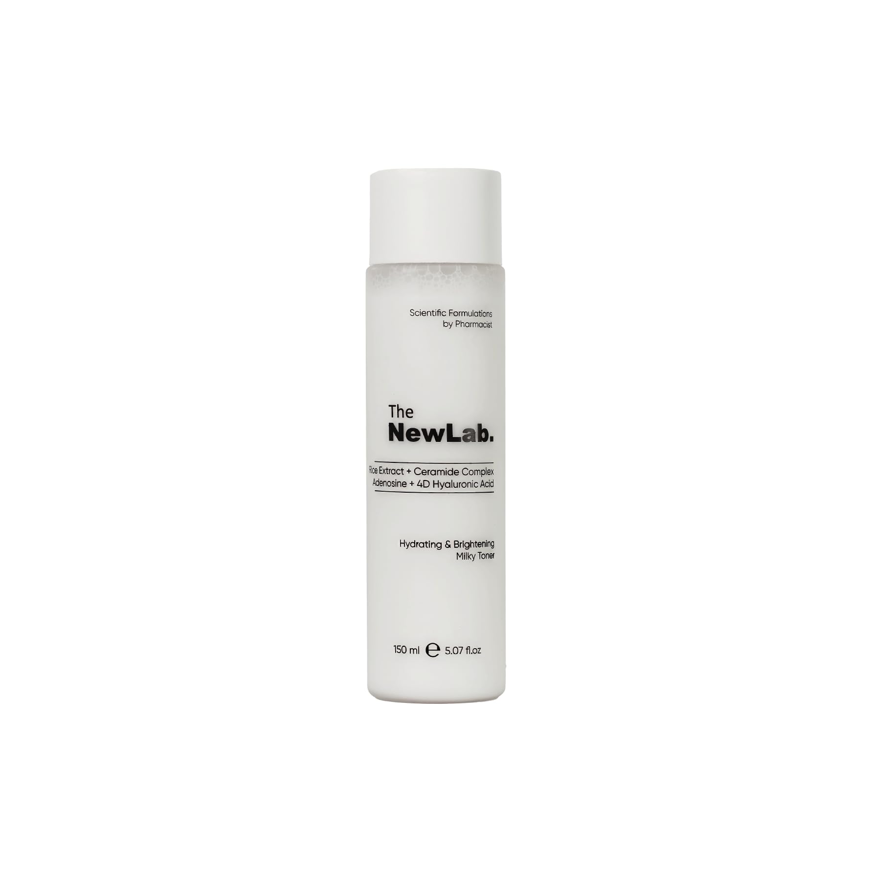 The NewLab. Aydınlatıcı Süt Tonik (Milky Toner) Pirinç Özü & Seramid Glass Skin Etkisi 150 ml (Rice Extract, Adonesine, Ceramide Complex, 4D H.Acid)
