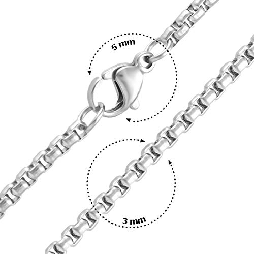 Image of Nakabh Premium Personality Stainless Steel Chain Pendant Locket
