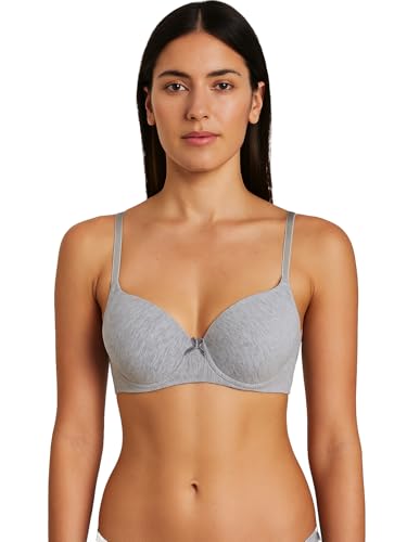 Image of Viola's Secret 6 Pack of Color Print T-Shirt Bras B Cup C Cup and D Cup
