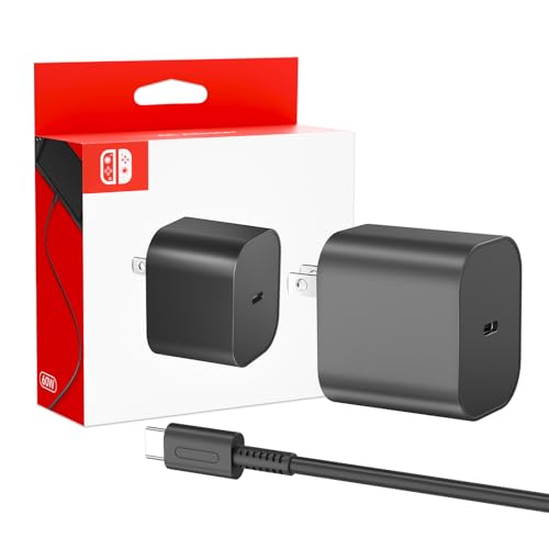 Nintendo Switch 2-20V 60W AC Charger with USB-C Cable