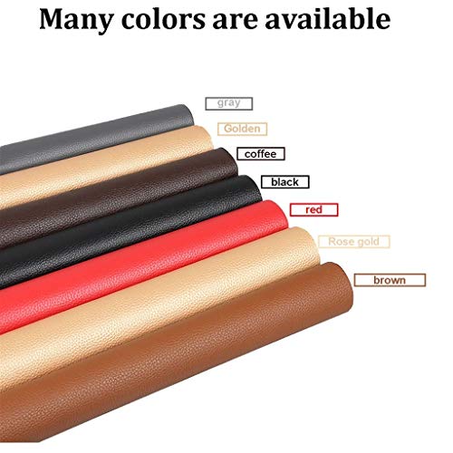 Tissu cuir simili stretch fin blanc crémeux pour réparer un canapé - 2