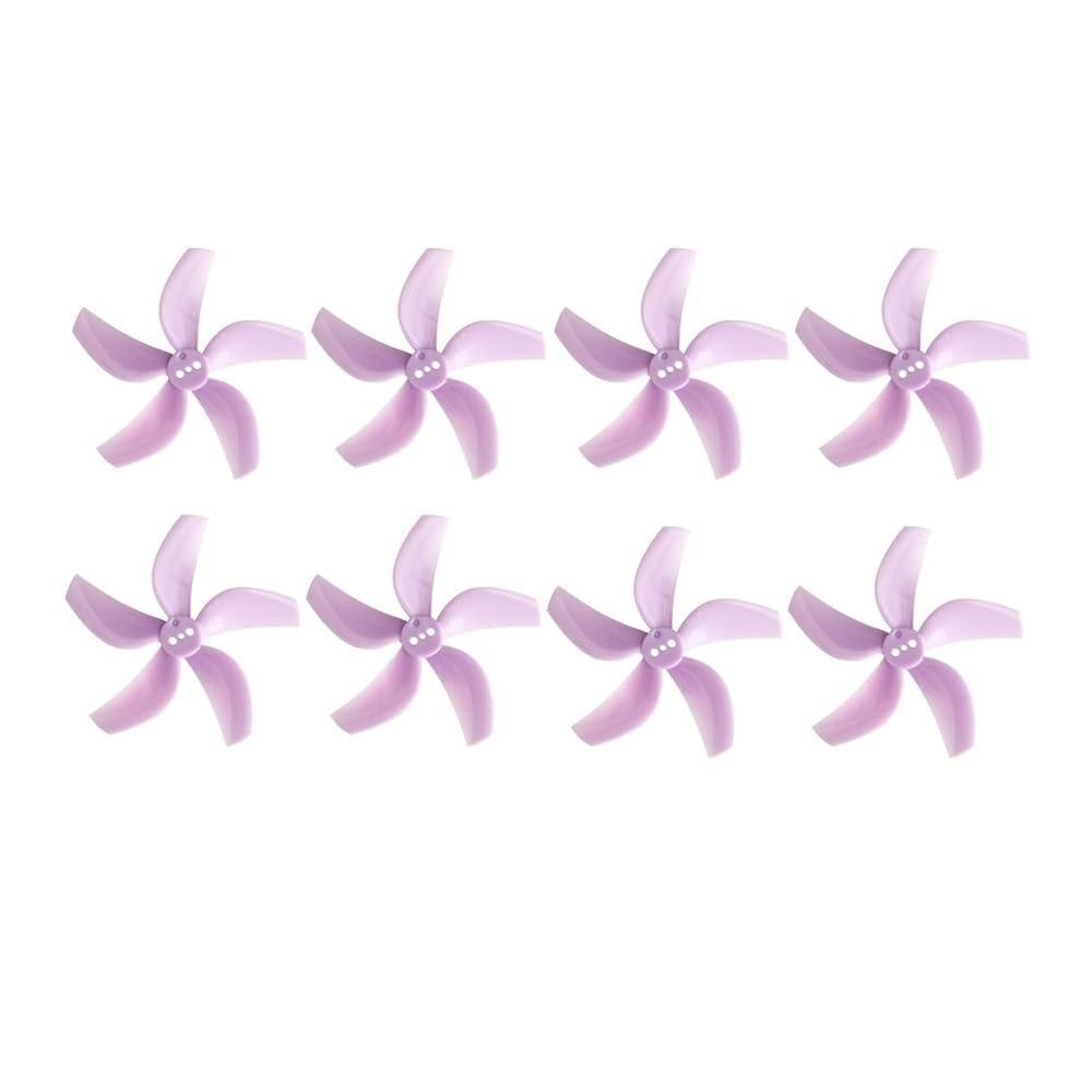 Hélice 5 pales 63mm pour drone Cinewhoop PC résistant violet 1.5mm