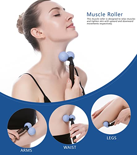 Lyanxinlei Relax Massage Roller - Body Massage Tools Myofascial Trigger Points Reduce Muscle Soreness Tightness Leg Cramps For Circulation, Stress, Arthritis And Hand Pain Relief & Recovery (Grey) #TOP1