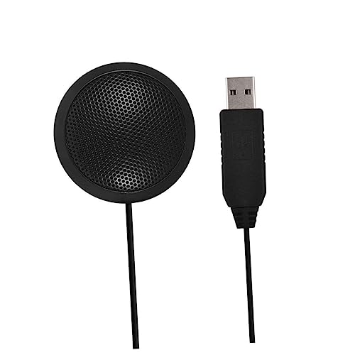 STOBOK Table Conference Meeting Microphone Computer Usb Microphone Degrees Pickup Range Desktop Mic for Gaming Streaming