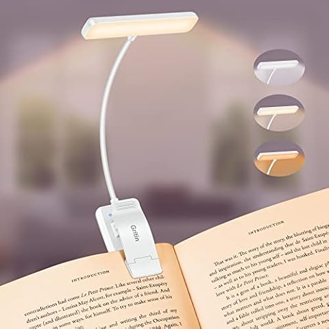 Gritin 19 LED Book Light with Dimming Cover