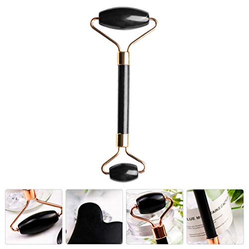 Rolo de Jade para Rosto, Massageador de Rosto, Rolo de Pedra de Jade Natural Original, Ferramenta Ma