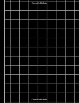 Paperback Graph Paper Notebook - 1 Inch Rule - 8.5 x 11 - Black 101: 101 Pages, Square Grid/Gridded Paper, Journal for School, Work, Play or Travel, Soft Cover Book