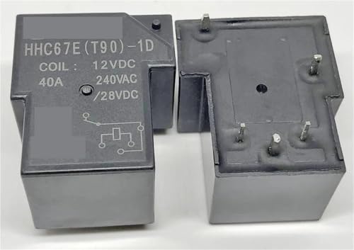 Relé HHC67E T90 12V CC de 5 pines para control de automoción