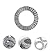 Homoyoyo 20pcs Loose Wedge Locking Washers for Screws Bolts Heavy Duty Locking Washers Industrial Home Use