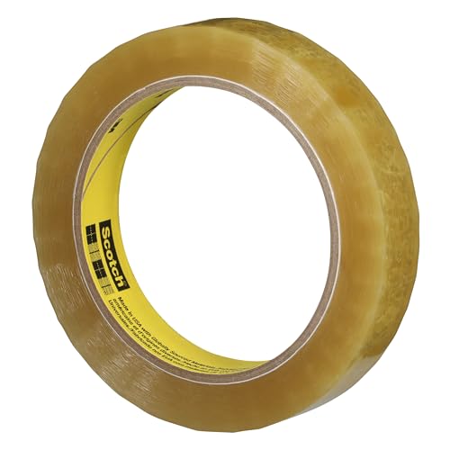 Image of 3M Scotch Light Duty Packaging Tape 681 Clear Moisture Chemical Resistant, 1 in x 72 yd, 36 per case