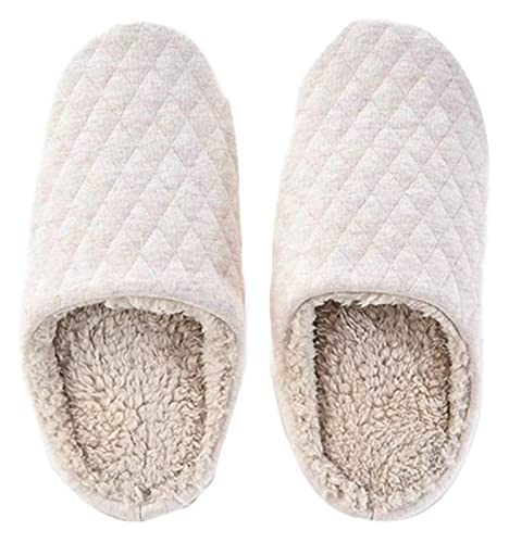 Chaussons d'hiver en coton Pantoufles en coton d'hiver silencieux Muts sans soudure en tissu en tissu intérieur Chambre d'intérieur Tapis de coton doux de coton pantoufles chaudes femmes Pantoufles en Cover