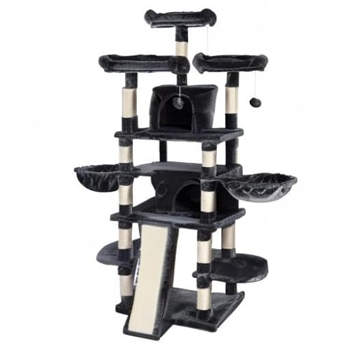 Sha Cerlin 3482 68 Inches Multi-Level Large Cat Tree thumb #9
