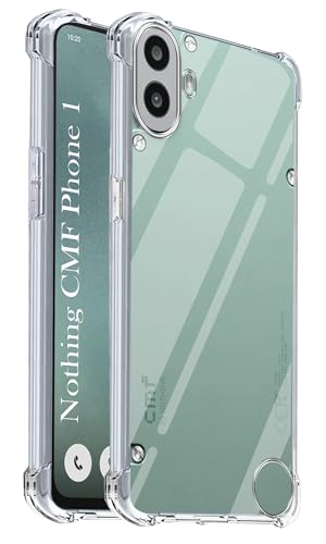 Image of Jkobi Shockproof Crystal-Clear Back Cover for Nothing CMF Phone 1 (Anti Yellow Case | Drop & Camera Protection | Hard Polycarbonate)