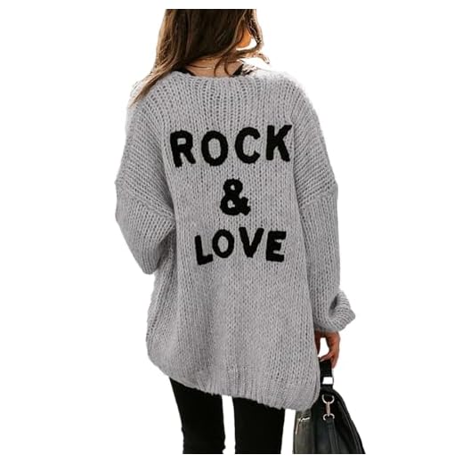 PRETTYGARDEN Women’s Solid Color Long Sleeve Cardigan Casual Soft Knit Sweaters Draped Open Front Cardigan Sweaters Coats (Grey, X-Large, x_l)