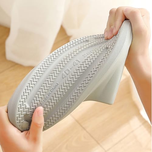 YOLAI Pillow Slippers for Women Men Non Slip Shower Shoes Soft Indoor Outdoor Slides Sandals Ultra Light Quick Drying Bathroom Comfortable House Slippers4