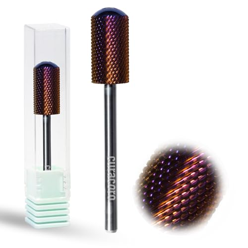 Mèches à ongles 3/32" élimine le gel sans chauffer pour finition douce