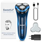SweetLF [2024 New] Rasoir Electrique Hommes Wet & Dry avec 4D Têtes Rotatives, Rasoir Rec...