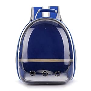 SUCHUANGUANG Pet Parrot Carrier Bird Travel Bag Space Capsule Transparante Rugzak Ademend 360° Sightseeing Vogeldrager…