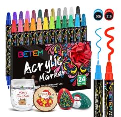 CAwished Juego de 12 colores para pintar taza: rotuladores de porcelana aptos para lavavajillas, con plantillas de grafiti creativas para porcelana, cerámica y vidrio