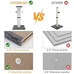 Cat Scratching Post 34 Inches Heavy Duty and Thicker Cat Scratching Post Cotton Rope with Hanging Ball and Mice Scratching Post for Indoor Cats and Adult(Grey) - Image 6
