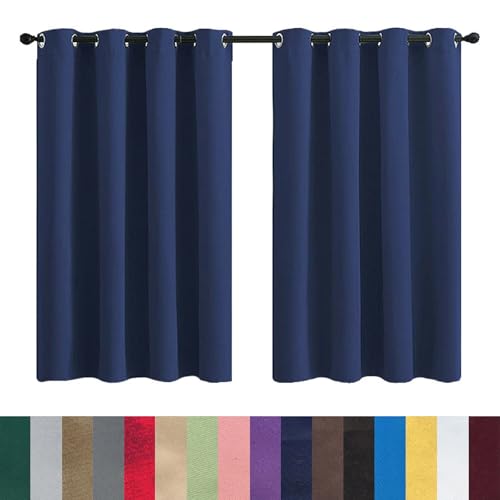 GAIFNAG Rideau Vitrage Occultant 250 x 270 cm Opaque à Oeillets Isolation Lumiere Anti UV Decoration Rideaux Voilage à Oeillets pour Chambre Fenêtre Salon...