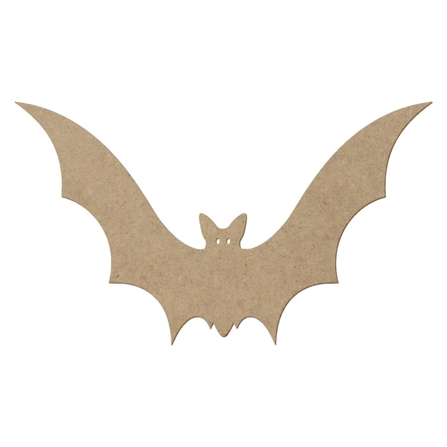 MDF Holz Fledermaus V1 - Deko Basteln 5-50cm, Pack mit:25 Stück, Breite:9cm breit