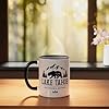 Lake Tahoe California Nevada Mountains Bear Vacation Ceramic Mug, Black/White #2