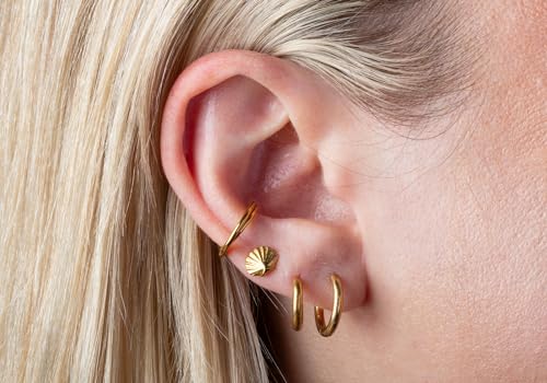 18GA F-136 Implant Grade Titanium 2mm Thick Hinged Round Hoop Earrings, Sold as a Pair4