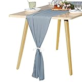 【El juego incluye】 1 mantel de gasa de 70 * 300 CM y 2 cintas, lo suficientemente largas para decorar la mesa del banquete, la mesa del pastel de cumpleaños, la mesa de los postres, la mesa del banquete de bodas, la mesa del buffet de dulces, la mesa del comedor o la decoración de la habitación. Si es necesario, puede hacer un nudo en cada extremo