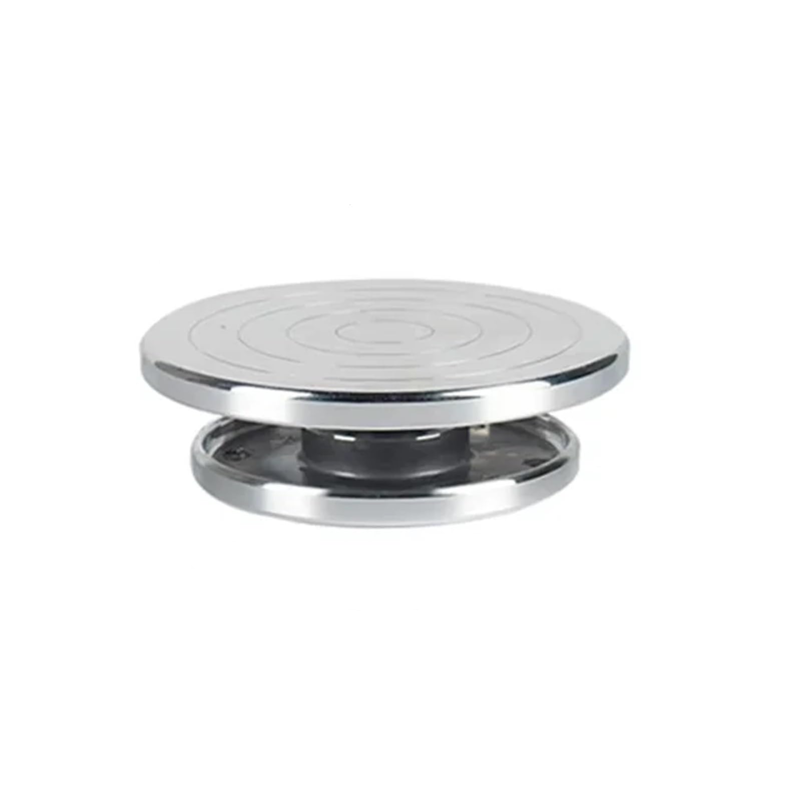 Tornio per Ceramica,Tornio Ceramica Piatto Girevole in Acciaio Inossidabile da 11-25 cm, Accessori for stampi in Ceramica, Argilla e Artigianato, Doppia Faccia(30CM)