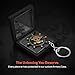 Weeb Keychains One Piece Merch with Straw Hat & Ship Wheel Emblem, Premium Zinc Alloy Monkey D Luffy One Piece Anime Keychain for Keys or Bags, Lightweight Keychain Anime Gift for Men