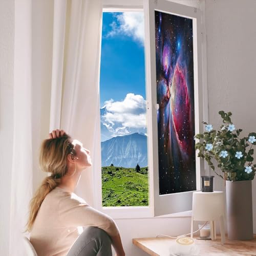 Vinilo decorativo para ventana diseño abstracto cósmico nebulosa 23.6x35.4 pulgadas miniatura 6