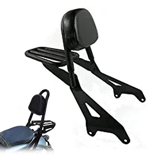 Sissy Bar Moto Rigide de Qualité avec Support Bagage pour V Star XVS950