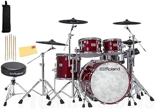Roland VAD706-GC V-Drums Acoustic Design Electronic Drum Set - Gl...