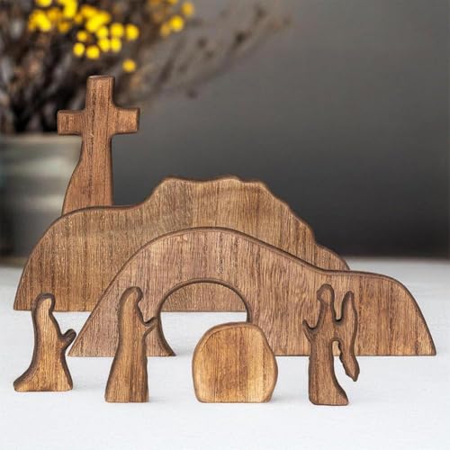 Fontanini by Roman – LED Lighted Nativity Stable with 4-Piece Figurine Set, 5