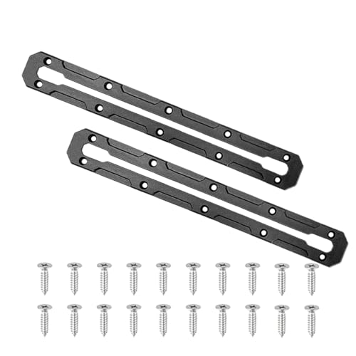 Samuliy Accesorios para kayak, riel de engranaje para accesorios de kayak, pista de montaje con superficies lisas para canoa, kayak, lancha eléctrica, tractor