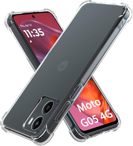 Image of for [Moto G05] Case,[Moto G05] Phone Back Case Cover Clear Transparent Corners TPU Shock-Absorption Flexible Cell Phone Cover for [Moto G05] - Transparent