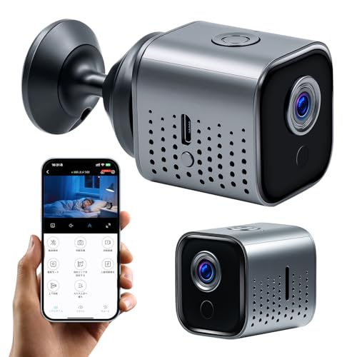 4K 暗視小型カメラ　防犯、ドラレコ、監視カメラ　ペットカメラ Amazon.co.jp: 隠しカメラ 小型カメラ 防犯カメラ 4K 充電式 監視