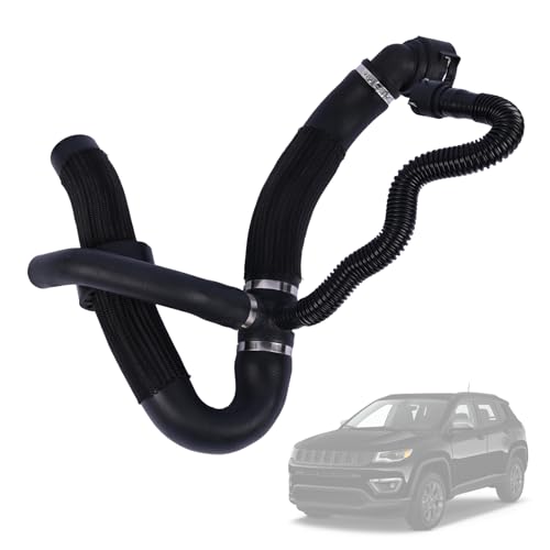 Magimaker Engine Radiator Water Distribution Hose Outlet 68380330AA 68380330AB 68249896AC Compatible with Jeep Compass 2.4L 2017-2022 Lower Cooling Coolant Reservoir Radiator Pipe