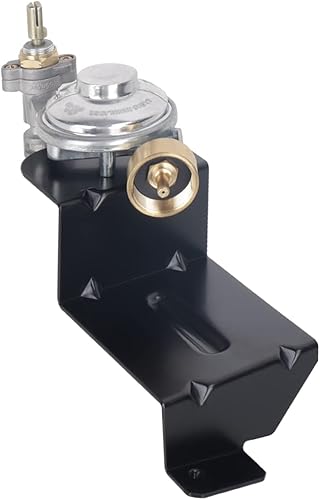 Safbbcue Piezas de repuesto del regulador de la válvula de la parrilla 64866 para las parrillas de gas de la serie Weber Q1000 Q1200