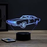 Conçu Pour La Durabilité Et Le Style: Fabriquée à partir d’acrylique de haute qualité, cette lampe 3d led est conçue pour durer. Sa construction solide garantit une utilisation longue durée, tandis que son design élégant ajoute une touche de style à n’importe quel espace.