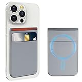 CloudValley Magnetic Card Wallet Designed for iPhone MagSafe, Stretchy Lycra Double Pocket Credit ID